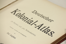 Der Deutsche Kolonialatlas von Paul Langhans (Titelseite)