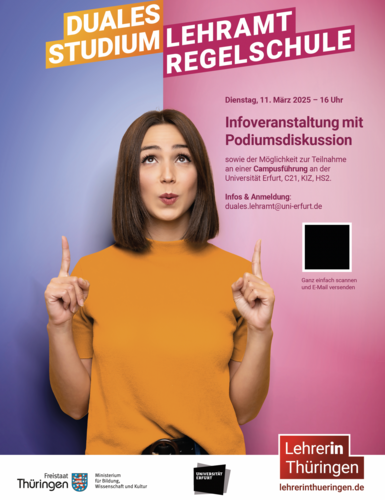 Infoveranstaltung zum Lehramtsstudium für die Regelschule